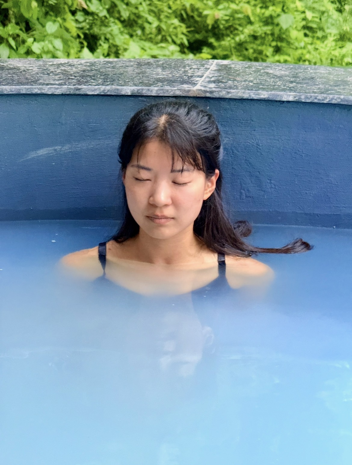 Guest in the Tapas ice bath