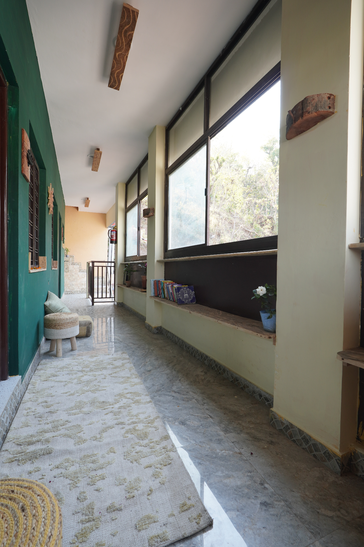 Forest view corridor at Aavya