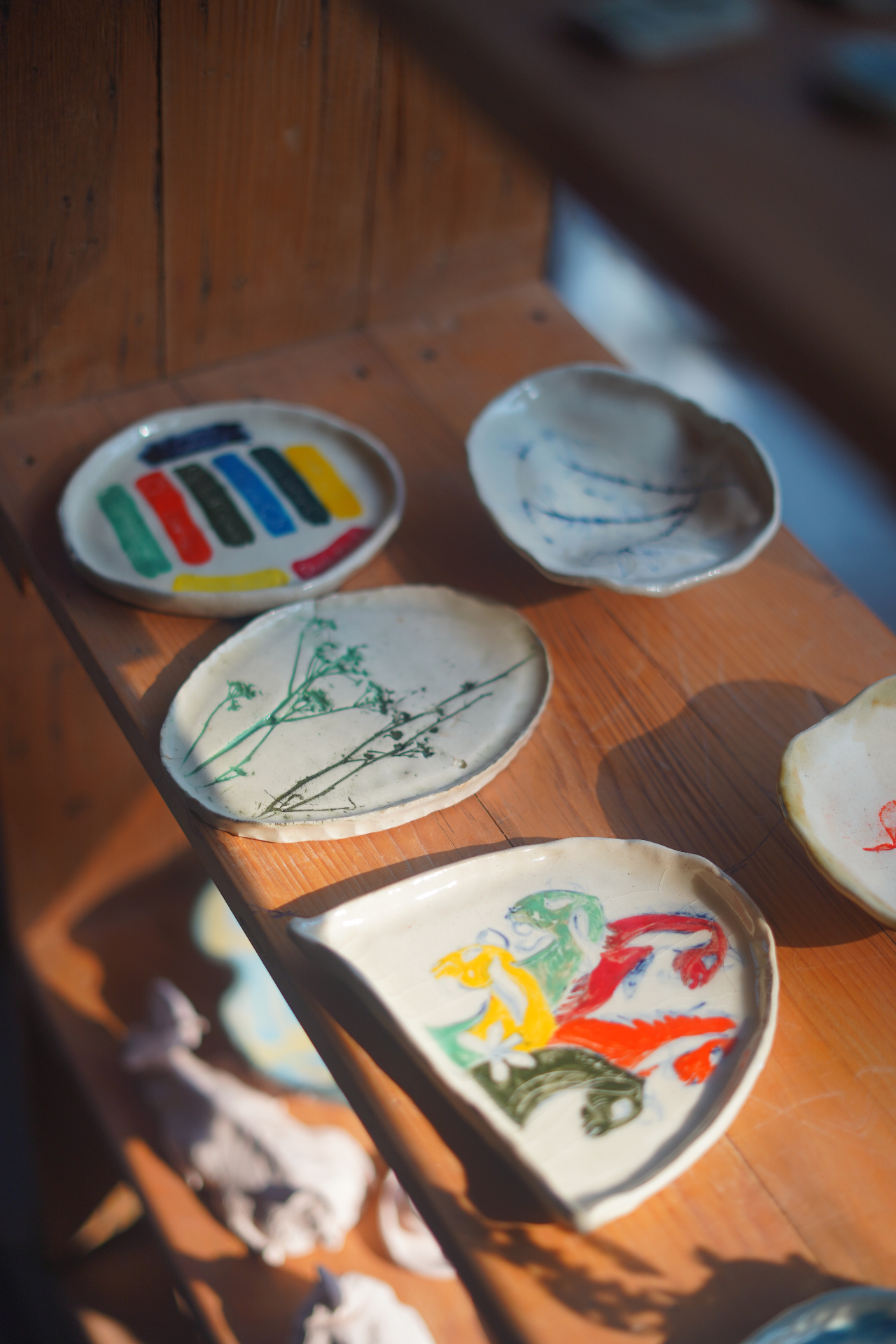 Creative handmade plates