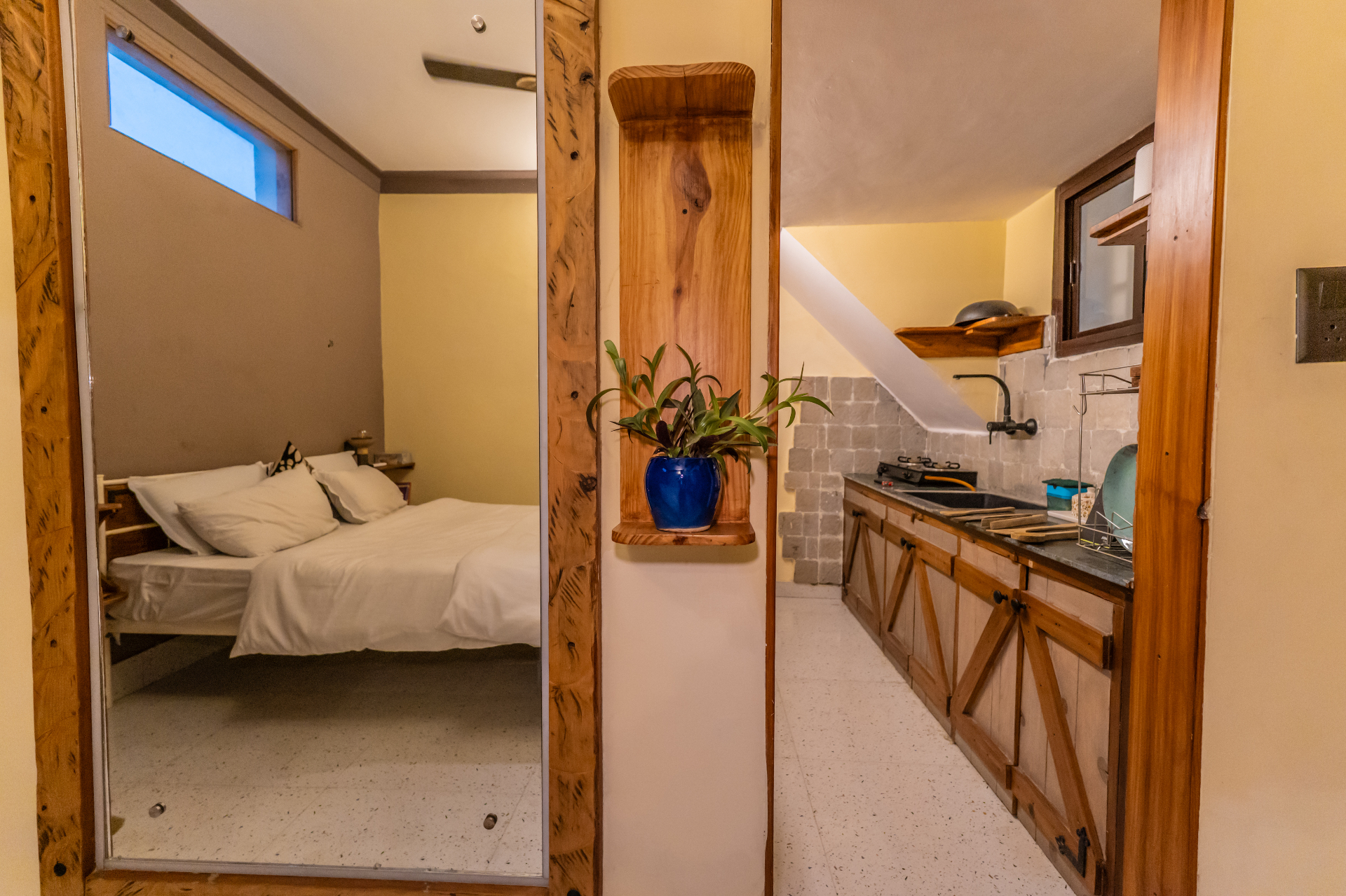 Hillside room interior