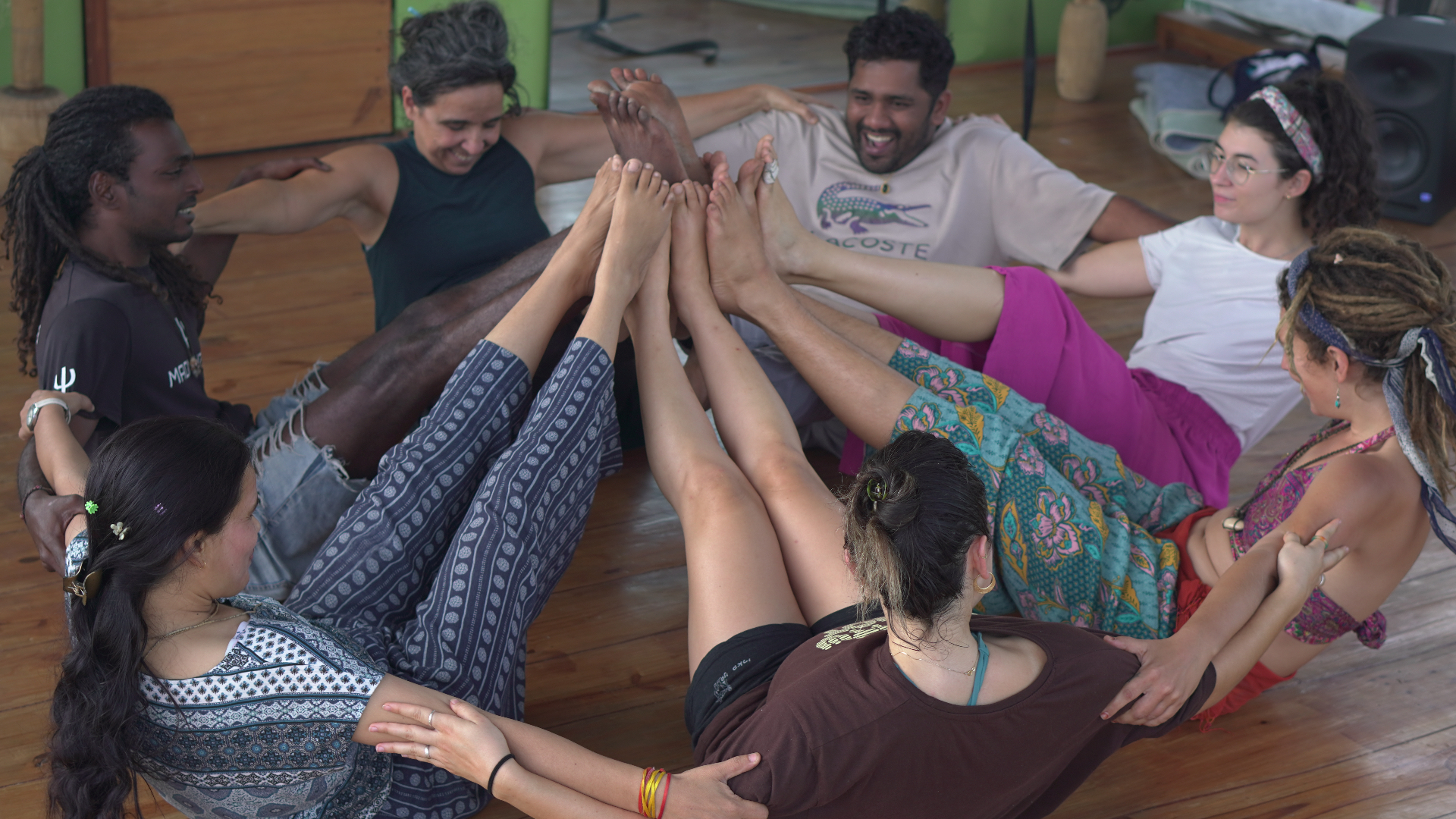 Movement session in circle