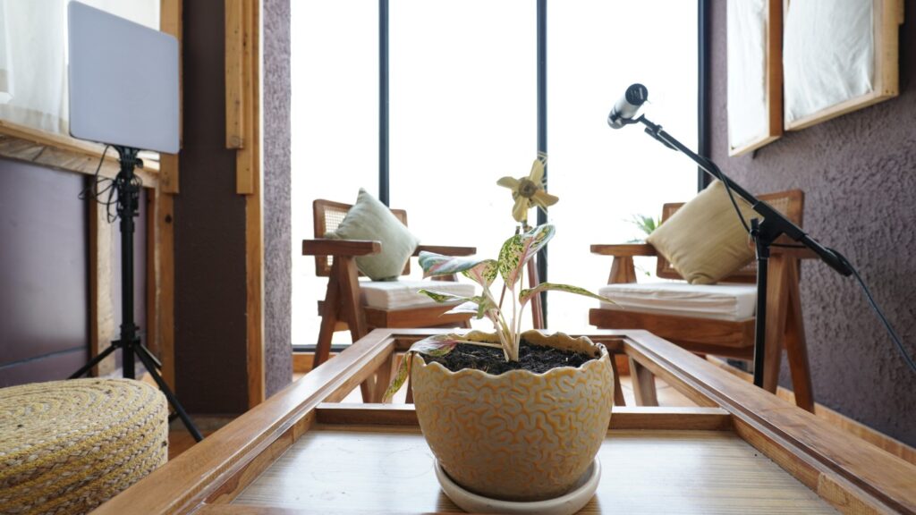 Recording studio at Aavya