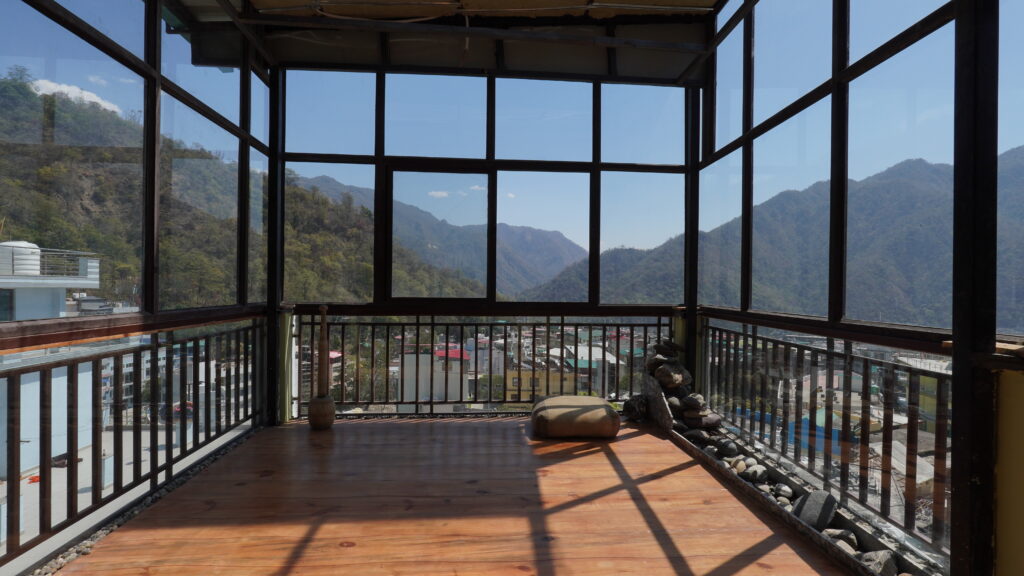 Yoga studio at Aavya retreat